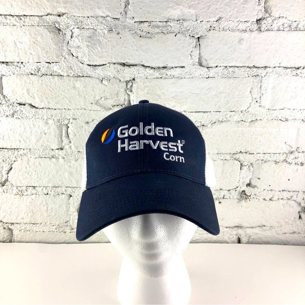 Golden Harvest Corn Seed Farmer Snapback Hat